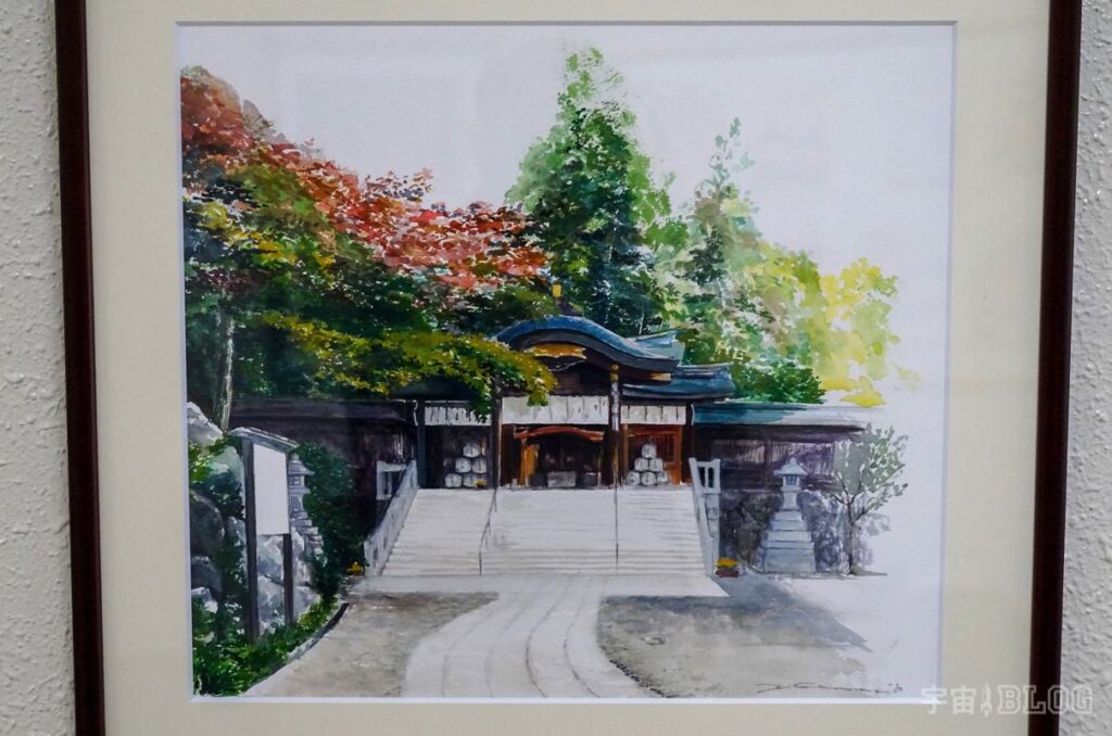 高麗神社　神社の絵