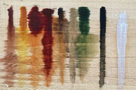 やさいいろ、木の板に塗れますか？🎨